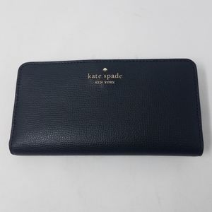 Kate‎ Spade Darcy Large Slim Bi Fold Wallet New Black